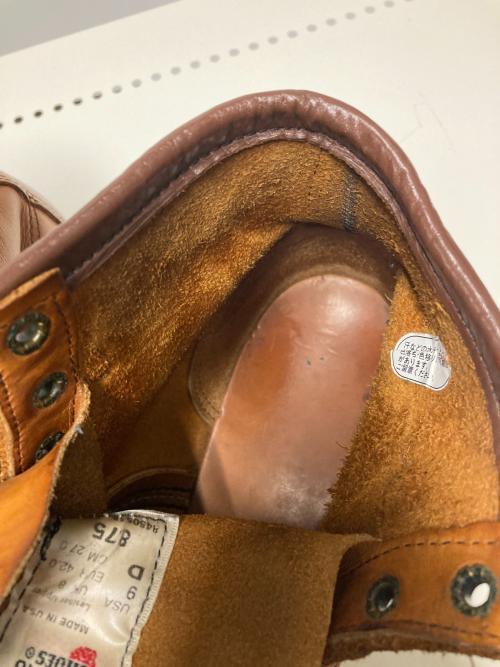 RED WING（レッドウィング）RED WING (レッドウィング) 6-inch Classic Moc キャメル サイズ:US9Dの古着・服飾アイテム