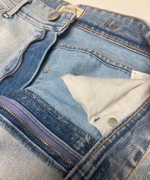 YANUK（ヤヌーク）YANUK (ヤヌーク) ボーイズストレートデニムパンツ ブルー サイズ:26の古着・服飾アイテム