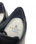 中古・古着 LANVIN en Bleu (ランバンオンブルー) ローカットレザースニーカー ブラック サイズ:25 1/2：6000円