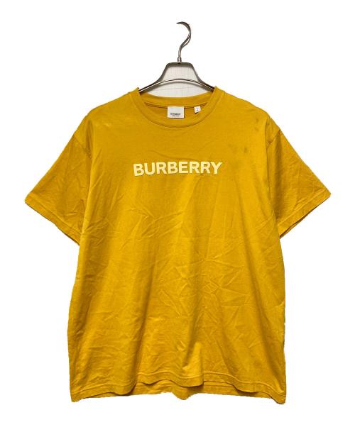 BURBERRY（バーバリー）BURBERRY (バーバリー) ロゴクルーネックTシャツ イエロー サイズ:Sの古着・服飾アイテム
