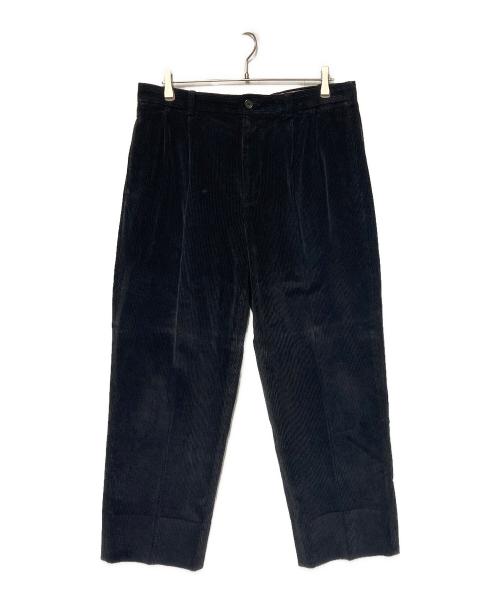 BROOKS BROTHERS（ブルックスブラザーズ）BROOKS BROTHERS (ブルックスブラザーズ) 2タックコーデュロイパンツ ブラック サイズ:W36の古着・服飾アイテム