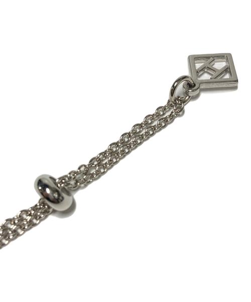 hazama（ハザマ）hazama (ハザマ) 惹きずり込まれる運命のグラスチェーン シルバー サイズ:Mの古着・服飾アイテム