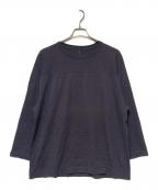 COMOLIコモリ）の古着「フットボールTシャツ」｜パープル
