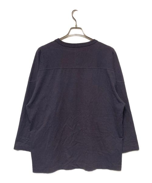 COMOLI（コモリ）COMOLI (コモリ) フットボールTシャツ パープル サイズ:2の古着・服飾アイテム