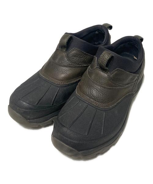 L.L.Bean（エルエルビーン）L.L.Bean (エルエルビーン) ストームチェイサースリップオン5レザー オリーブブラック サイズ:9.5Mの古着・服飾アイテム