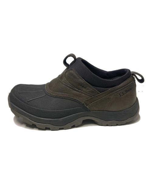 L.L.Bean（エルエルビーン）L.L.Bean (エルエルビーン) ストームチェイサースリップオン5レザー オリーブブラック サイズ:9.5Mの古着・服飾アイテム