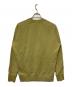 maison kitsune (メゾンキツネ) チラックスフォックスパッチクラシックスウェットシャツ 黄緑 サイズ:S：8000円