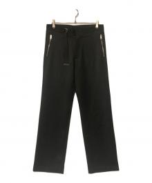 DIESEL（ディーゼル）の古着「P-GOLD ベルテッドストレートパンツ」｜ブラック