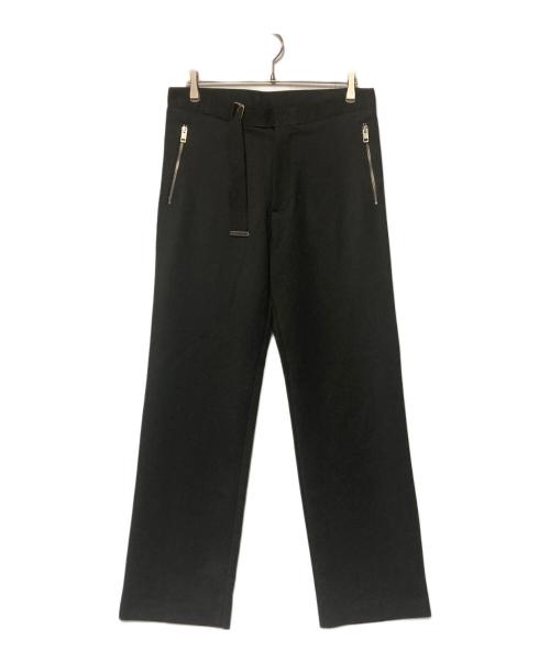 DIESEL（ディーゼル）DIESEL (ディーゼル) P-GOLD ベルテッドストレートパンツ ブラック サイズ:30の古着・服飾アイテム