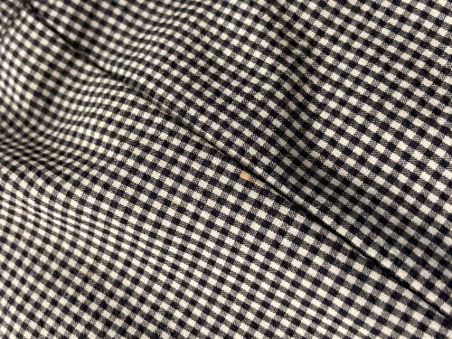 CELFORD（セルフォード）CELFORD (セルフォード) バルーンスリーブシャツワンピース ブラック×ホワイト サイズ:38の古着・服飾アイテム
