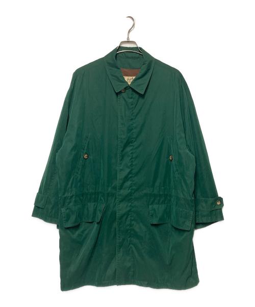 HERMES（エルメス）HERMES (エルメス) ステンカラーコート グリーン サイズ:52の古着・服飾アイテム