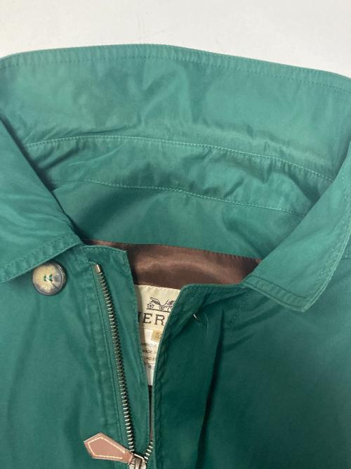 HERMES（エルメス）HERMES (エルメス) ステンカラーコート グリーン サイズ:52の古着・服飾アイテム