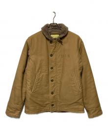 BUZZ RICKSON'S（バズリクソンズ）の古着「N-1デッキジャケット」｜ベージュ