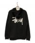 stussy (ステューシー) ベーシックロゴプルオーバーパーカー ブラック サイズ:M：9000円