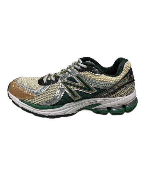 NEW BALANCE（ニューバランス）NEW BALANCE (ニューバランス) Aime Leon Dore (エメレオンドレ) 860v2 グリーン サイズ:US9の古着・服飾アイテム