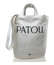 patou（パトゥ）の古着「キャンバストートバッグ」｜ホワイト
