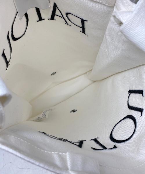 patou（パトゥ）patou (パトゥ) キャンバストートバッグ ホワイトの古着・服飾アイテム