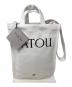 patou (パトゥ) キャンバストートバッグ ホワイト：35000円