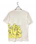 COMME des GARCONS SHIRT (コムデギャルソンシャツ) KAWS (カウズ) 21AW コラボプリントTシャツ ホワイト サイズ:M：10000円