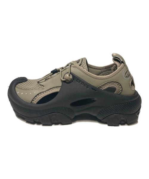 crocs（クロックス）crocs (クロックス) TRAIL BREAK 2 ブラック×カーキ サイズ:m9の古着・服飾アイテム
