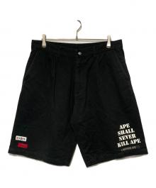 A BATHING APE（アベイシングエイプ）の古着「ハーフパンツ」｜ブラック