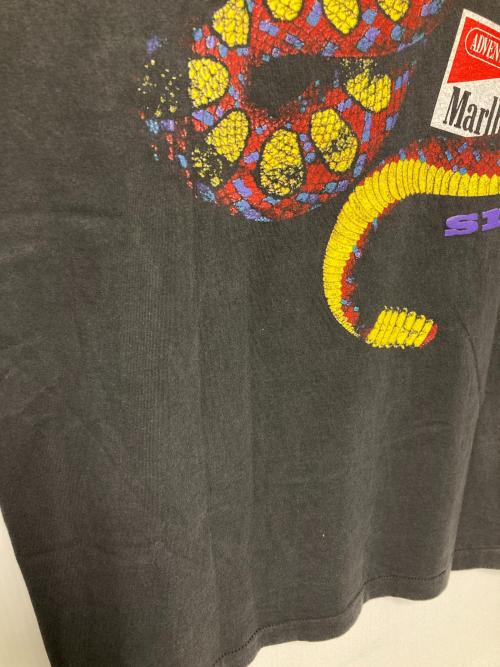 marlboro（マルボロ）marlboro (マルボロ) スネークパスTシャツ ブラック サイズ:XLの古着・服飾アイテム