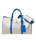 JORDANジョーダン）の古着「JAM MONOGRAM DUFFLE BAG」｜ホワイト×ブルー