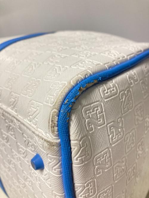 JORDAN（ジョーダン）JORDAN (ジョーダン) JAM MONOGRAM DUFFLE BAG ホワイト×ブルーの古着・服飾アイテム