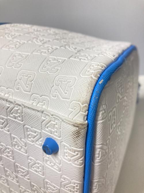 JORDAN（ジョーダン）JORDAN (ジョーダン) JAM MONOGRAM DUFFLE BAG ホワイト×ブルーの古着・服飾アイテム