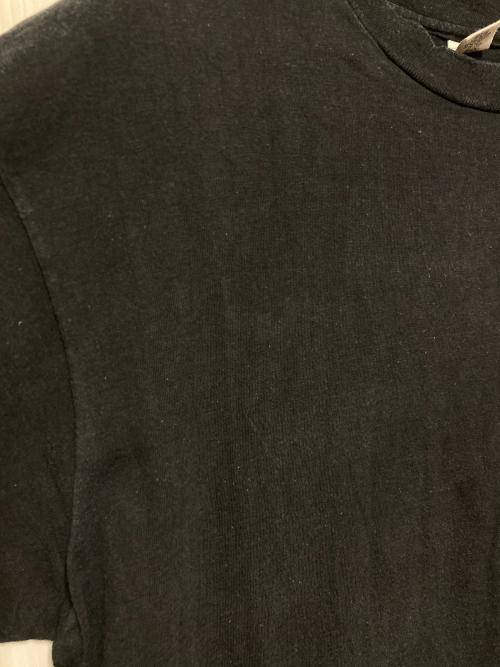 Hanes（ヘインズ）Hanes (ヘインズ) 70-80s バックプリントクルーネックTシャツ ブラック サイズ:XLの古着・服飾アイテム