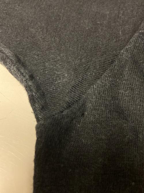 Hanes（ヘインズ）Hanes (ヘインズ) 70-80s バックプリントクルーネックTシャツ ブラック サイズ:XLの古着・服飾アイテム