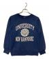 Champion（チャンピオン）の古着「80-90s クルーネックスウェット」｜ネイビー
