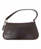 COACHコーチ）の古着「レザーハンドバッグ / OLD COACH」｜ダークブラウン