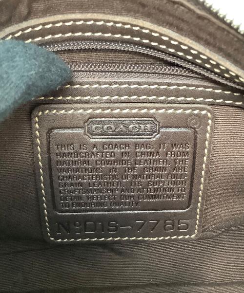 COACH（コーチ）COACH (コーチ) レザーハンドバッグ / OLD COACH ダークブラウンの古着・服飾アイテム