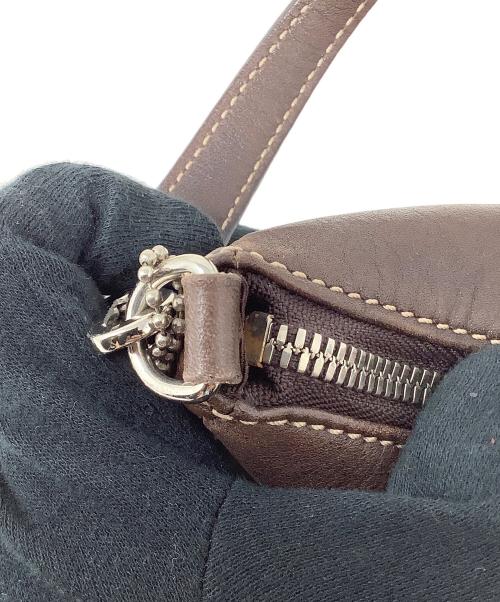 COACH（コーチ）COACH (コーチ) レザーハンドバッグ / OLD COACH ダークブラウンの古着・服飾アイテム