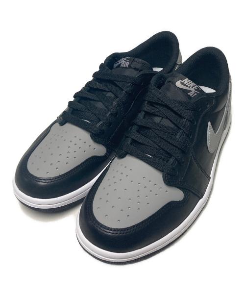NIKE（ナイキ）NIKE (ナイキ) AIR JORDAN 1 RETRO LOW OG ブラック×グレー サイズ:US8の古着・服飾アイテム