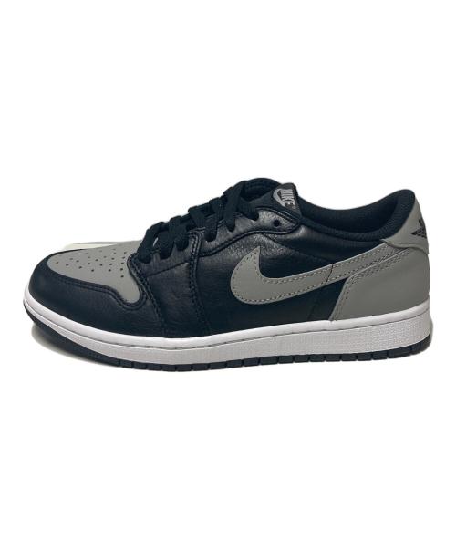 NIKE（ナイキ）NIKE (ナイキ) AIR JORDAN 1 RETRO LOW OG ブラック×グレー サイズ:US8の古着・服飾アイテム