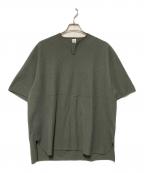 blurhms ROOTSTOCKブラームスルーツストック）の古着「Rough&Smooth Thermal Over-neck」｜オリーブ