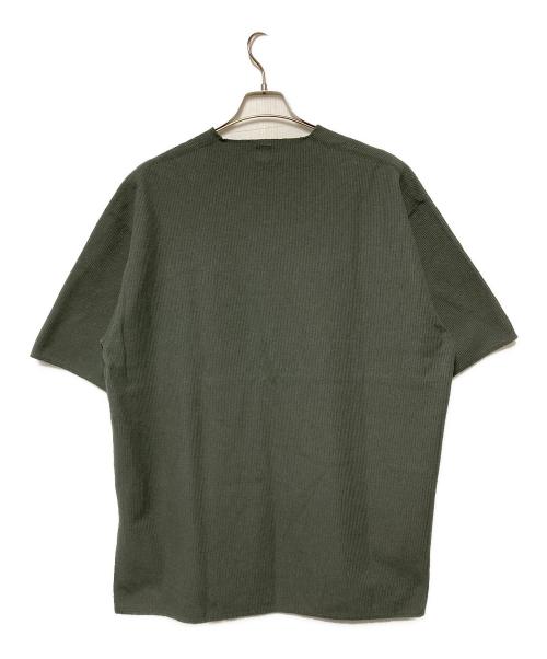 blurhms ROOTSTOCK（ブラームスルーツストック）blurhms ROOTSTOCK (ブラームスルーツストック) Rough&Smooth Thermal Over-neck オリーブ サイズ:3の古着・服飾アイテム