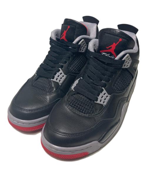 NIKE（ナイキ）NIKE (ナイキ) AIR JORDAN 4 RETRO BLACK/FIRE RED-CEMEN サイズ:US8の古着・服飾アイテム