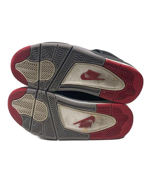 NIKE（ナイキ）NIKE (ナイキ) AIR JORDAN 4 RETRO BLACK/FIRE RED-CEMEN サイズ:US8の古着・服飾アイテム