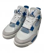 NIKEナイキ）の古着「AIR JORDAN 4 RETRO」｜OFF-WHITE/MILITARY B
