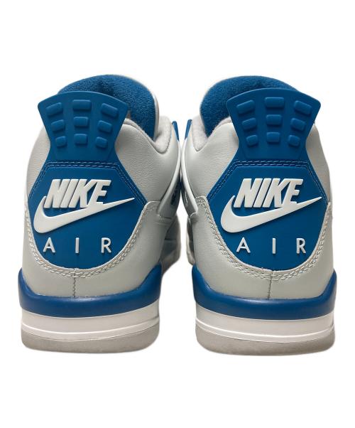 NIKE（ナイキ）NIKE (ナイキ) AIR JORDAN 4 RETRO ホワイト×ブルー サイズ:US8の古着・服飾アイテム