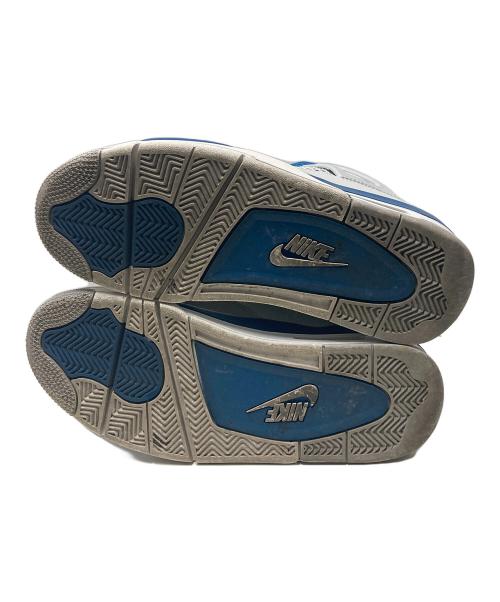 NIKE（ナイキ）NIKE (ナイキ) AIR JORDAN 4 RETRO ホワイト×ブルー サイズ:US8の古着・服飾アイテム