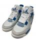 NIKE（ナイキ）の古着「AIR JORDAN 4 RETRO」｜ホワイト×ブルー