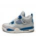 NIKE (ナイキ) AIR JORDAN 4 RETRO ホワイト×ブルー サイズ:US8：17000円