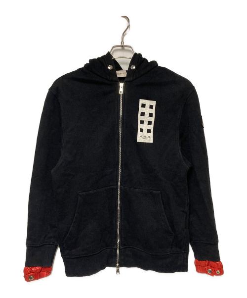 MONCLER（モンクレール）MONCLER (モンクレール) Palm Angels (パーム エンジェルス) ジップパーカー ブラック サイズ:XSの古着・服飾アイテム