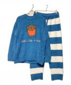 GELATO PIQUE HOMME×Dick Brunaジェラートピケ オム×ディック・ブルーナ）の古着「ベビモコプルオーバー&ロングパンツ」｜ブルー