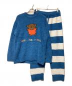 GELATO PIQUE HOMME×Dick Brunaジェラートピケ オム×ディック・ブルーナ）の古着「ベビモコプルオーバー&ロングパンツ」｜ブルー