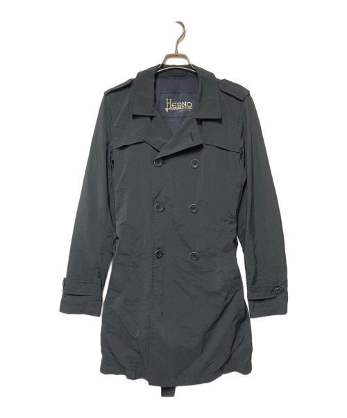 HERNO（ヘルノ）HERNO (ヘルノ) ナイロントレンチコート ネイビー サイズ:46の古着・服飾アイテム